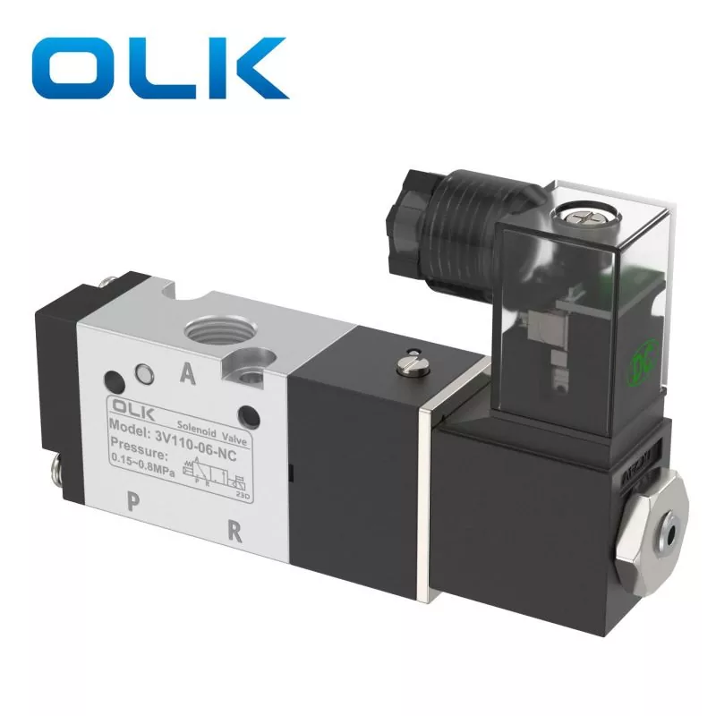3V100 Serisi Solenoid Valf 3 Yollu