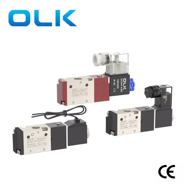 3V Serisi Solenoid Valf 3 Yollu