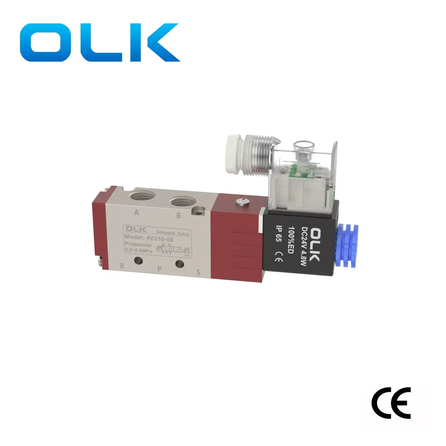 4V Serisi Solenoid Valf 5 Yollu