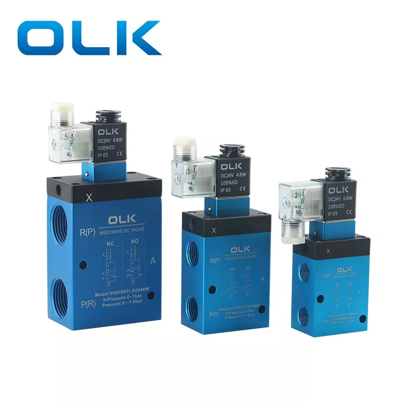 VU07 Vakum Solenoid Valfı 3 Yollu